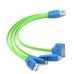 4 в 1 lighting, apple 30 pin, micro USB, micro B USB
