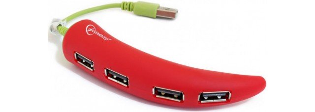 Концентратор (Hub) Gembird UH-001 red